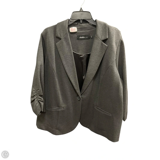 Blazer By Torrid In Grey, Size: 2x