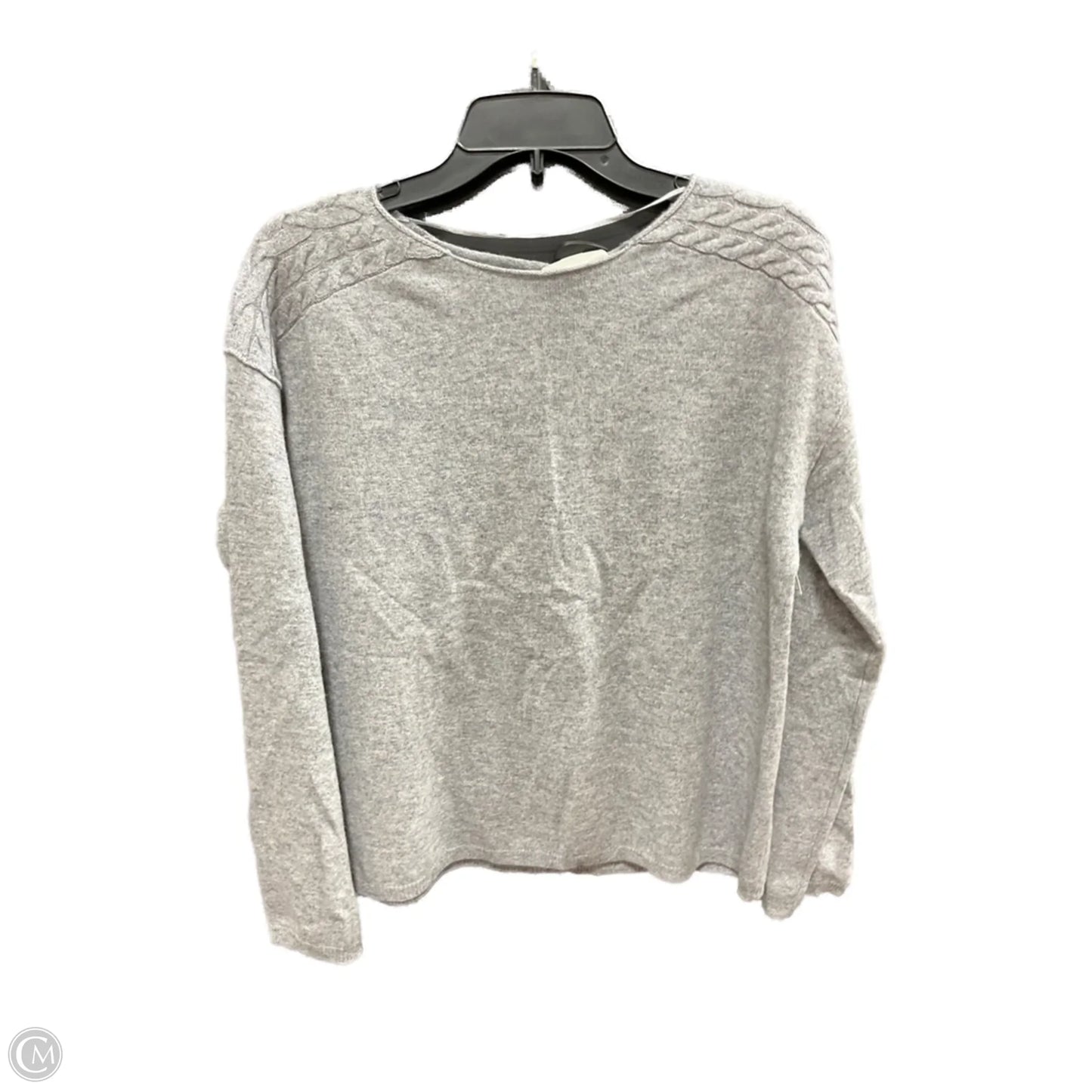 Top Long Sleeve By Nordstrom In Grey, Size: S