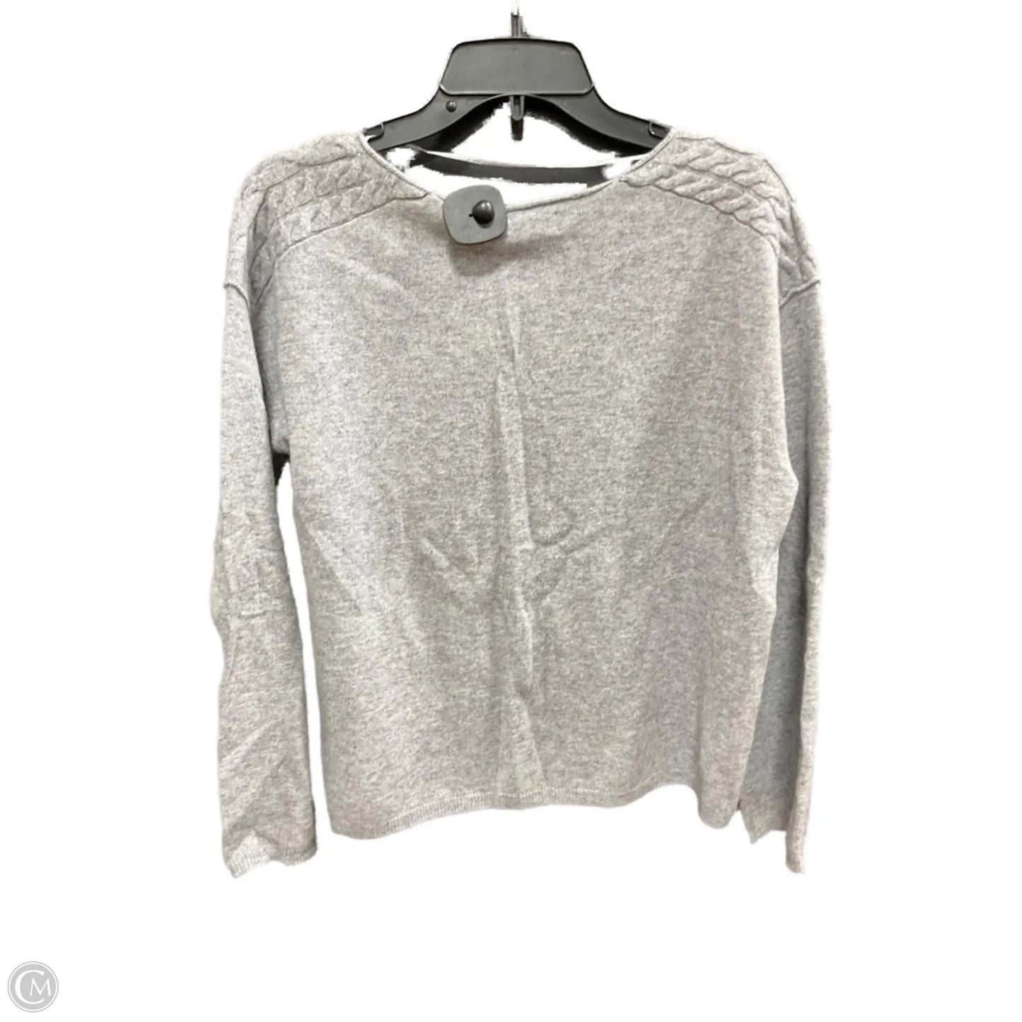 Top Long Sleeve By Nordstrom In Grey, Size: S