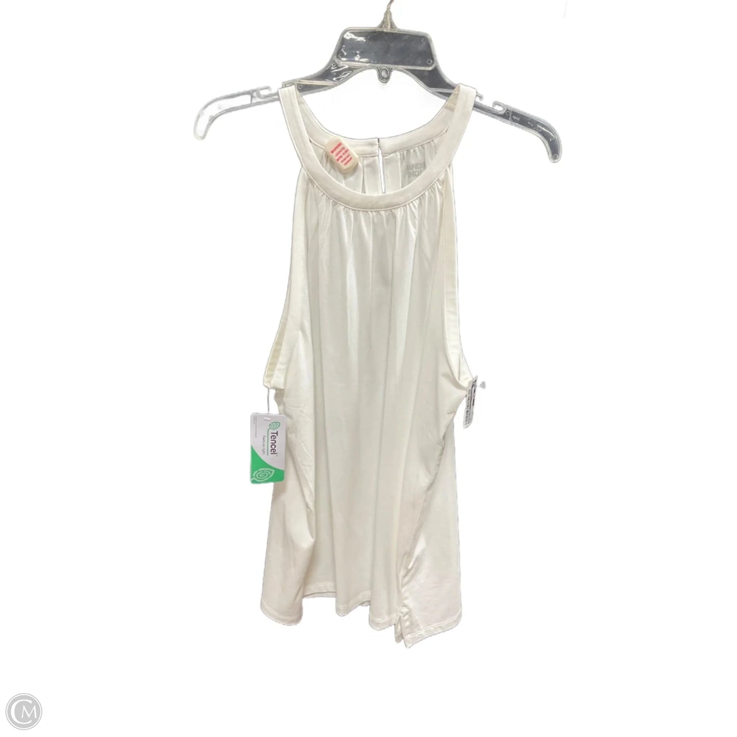 Top Sleeveless By Lands End In Cream, Size: 1x