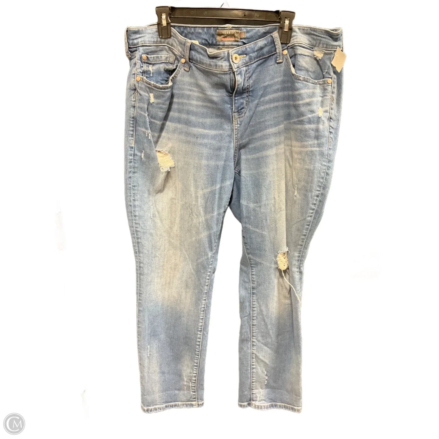 Jeans Straight By Torrid In Blue, Size: 18