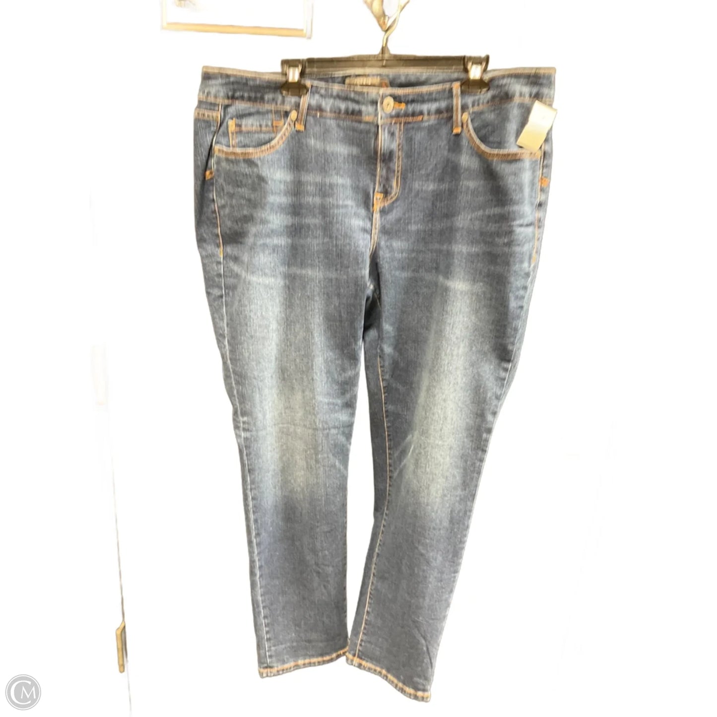 Jeans Straight By Torrid In Blue, Size: 18