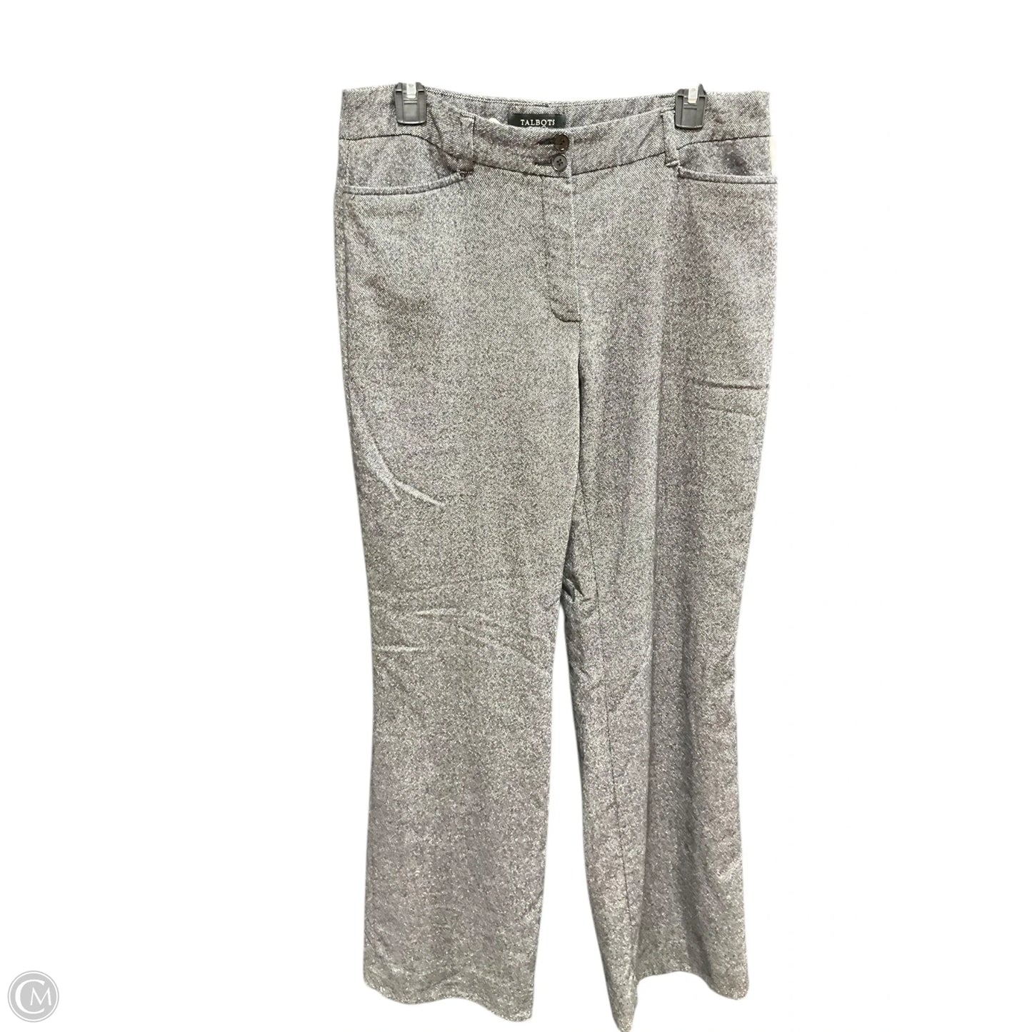 Pants Dress By Talbots In Black & Cream, Size: 10