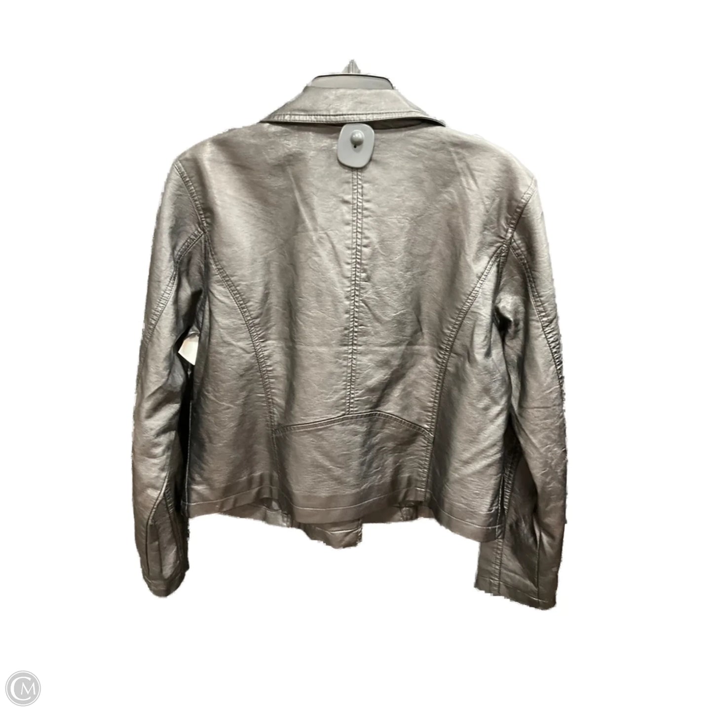 Jacket Moto Leather By Maurices In Black, Size: L