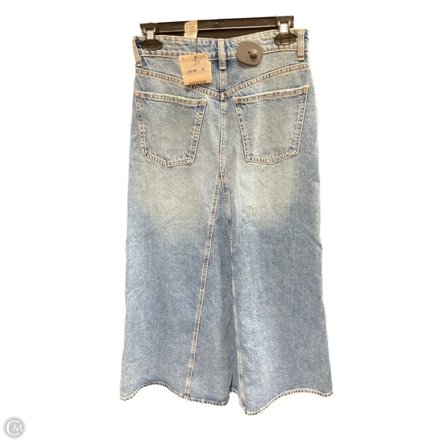 Skirt Maxi By Zara In Blue, Size: Xs