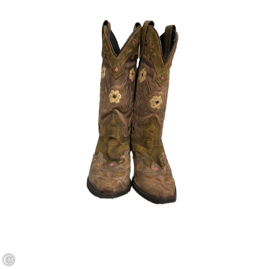 Boots Western By Laredo In Brown & Cream, Size: 6