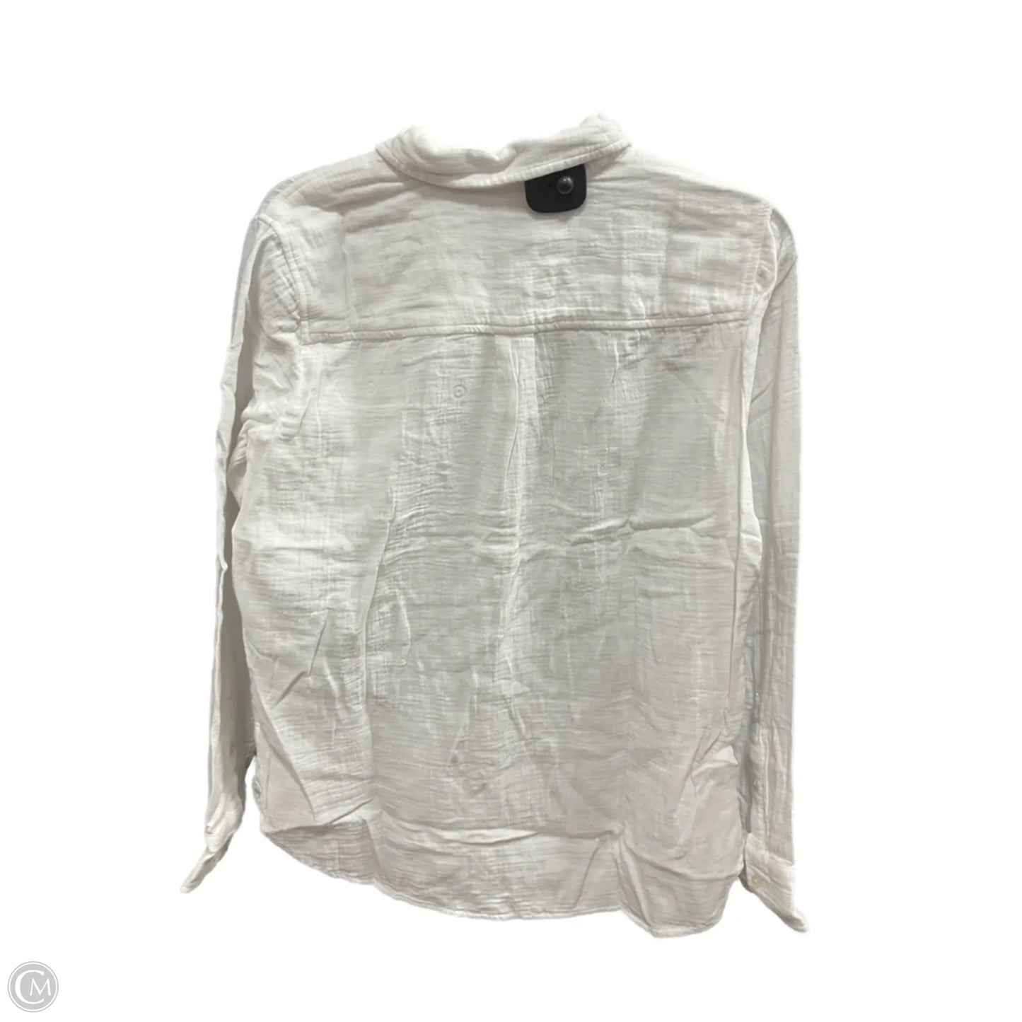 Blouse Long Sleeve By J. Crew In White, Size: S