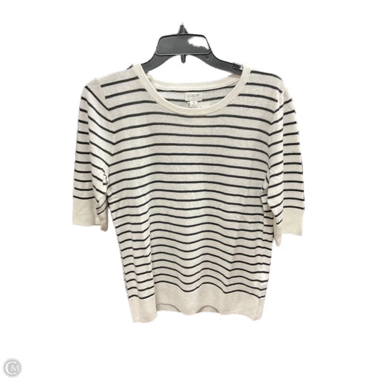 Top Short Sleeve By J. Crew In Striped Pattern, Size: S