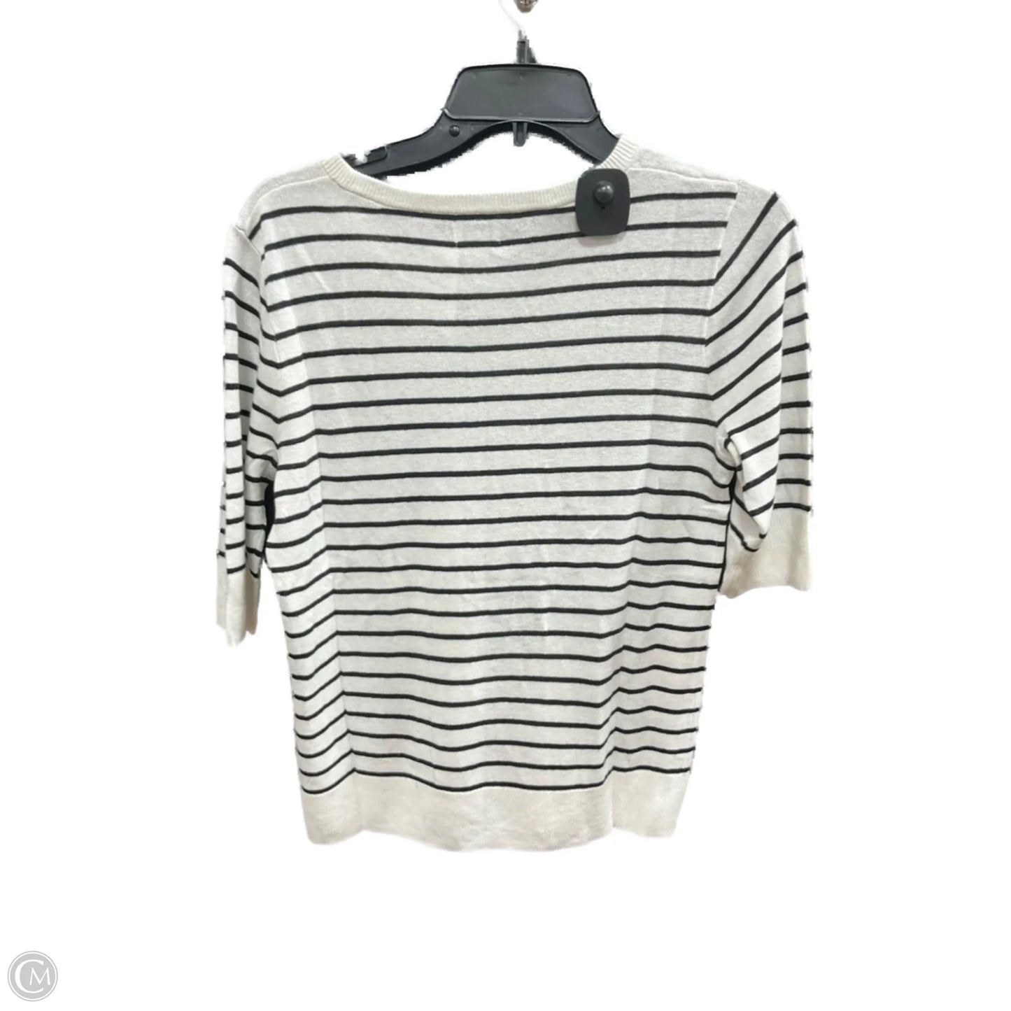 Top Short Sleeve By J. Crew In Striped Pattern, Size: S