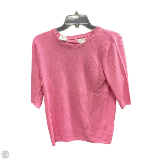 Top Short Sleeve By J. Crew In Pink, Size: S