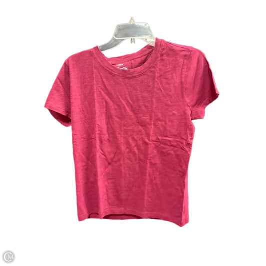 Top Short Sleeve Basic By J. Crew In Red, Size: S
