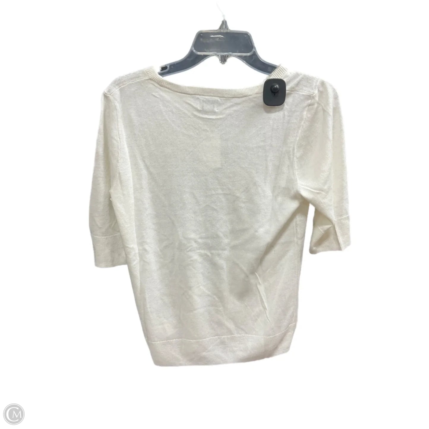Top Short Sleeve By J. Crew In Cream, Size: S