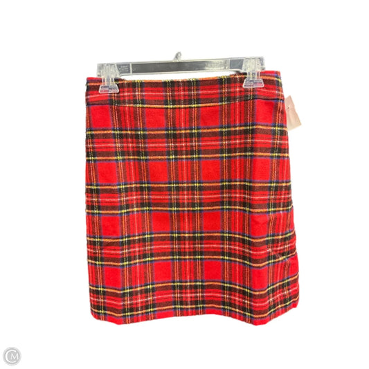 Skirt Midi By J. Crew In Plaid Pattern, Size: 4