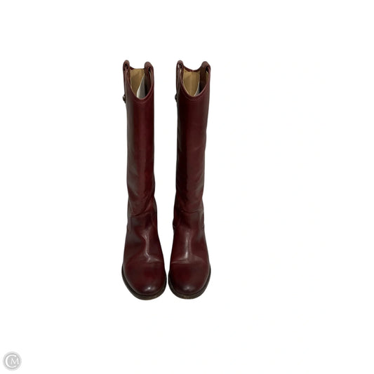 Boots Designer By Frye In Red, Size: 7