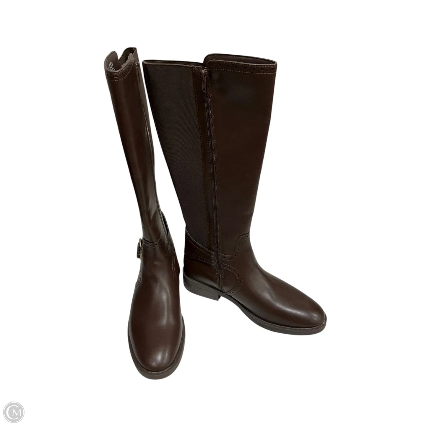 Boots Knee Flats By St Johns Bay In Brown, Size: 11