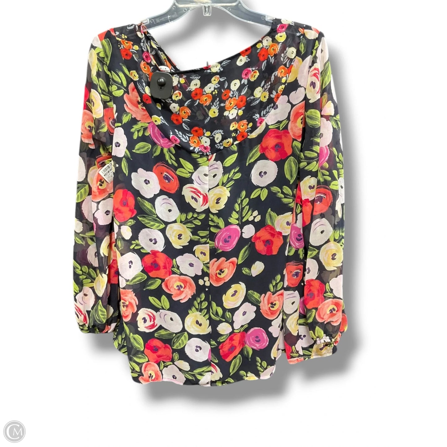 Top Long Sleeve By Lane Bryant In Floral Print, Size: 16