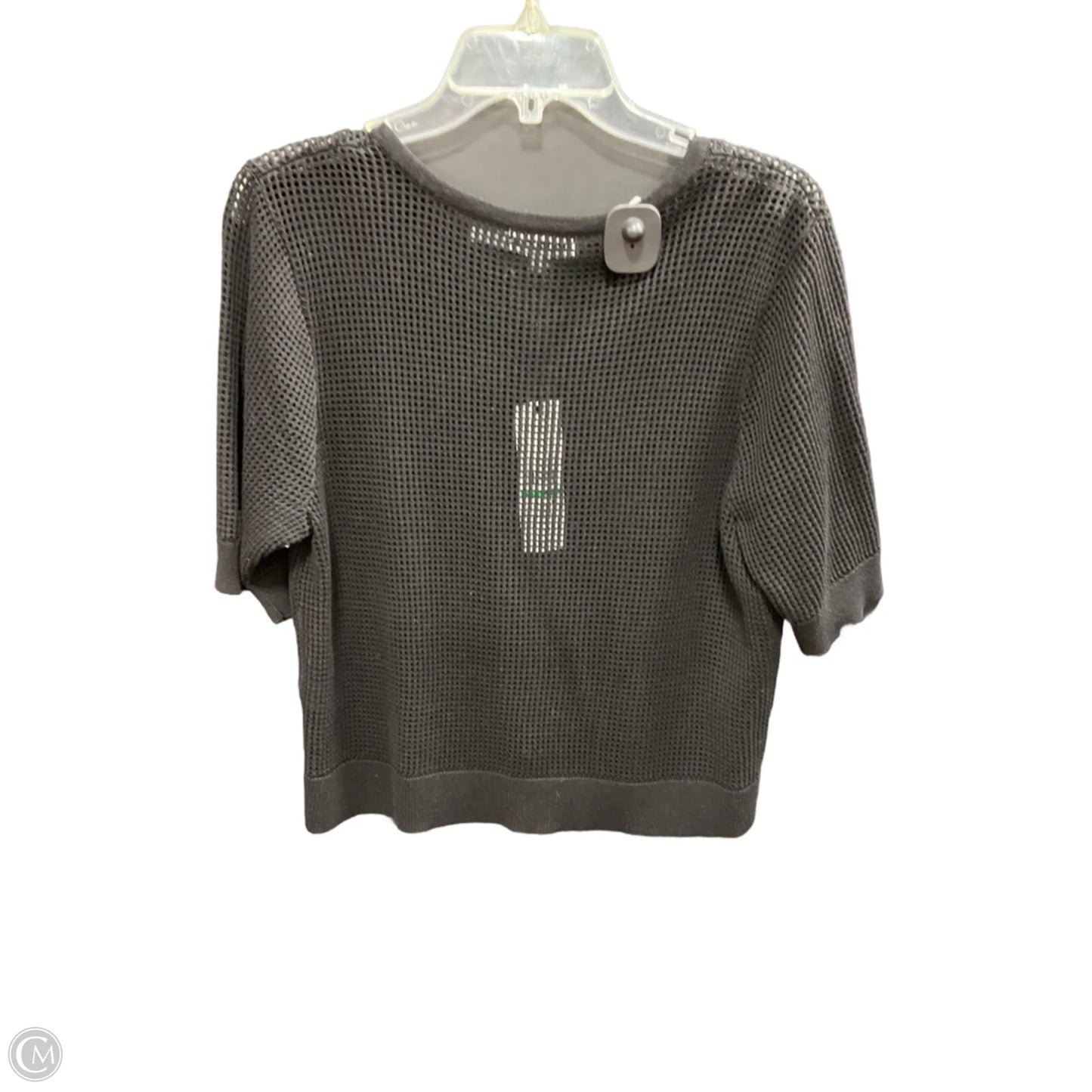 Sweater Cardigan By Calvin Klein In Black, Size: L