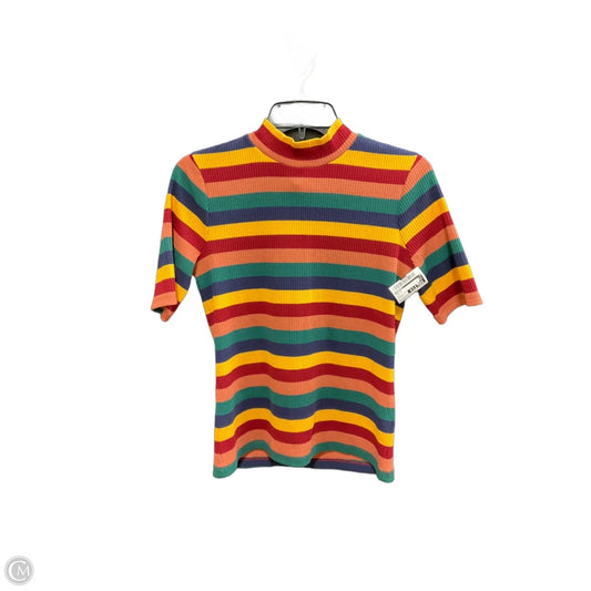 Top Short Sleeve By Madewell In Multi-colored, Size: M