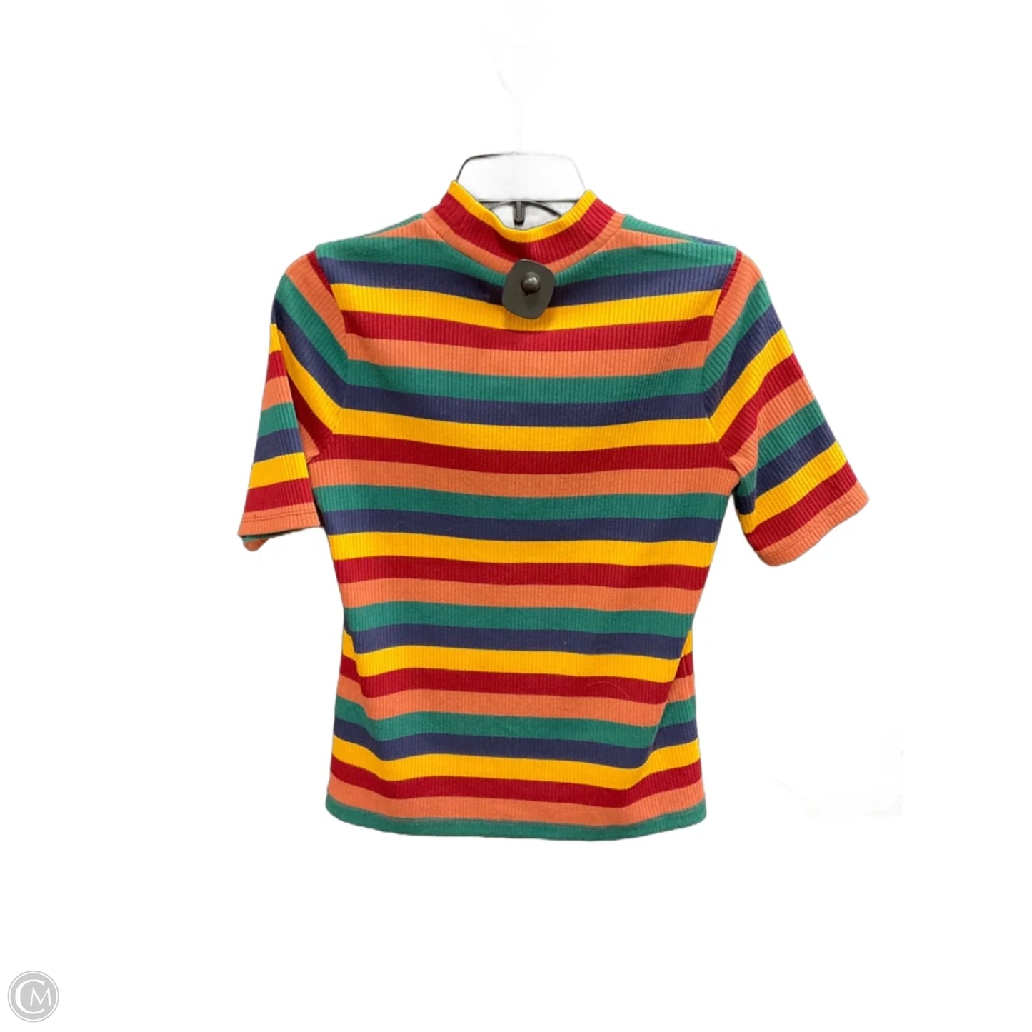 Top Short Sleeve By Madewell In Multi-colored, Size: M