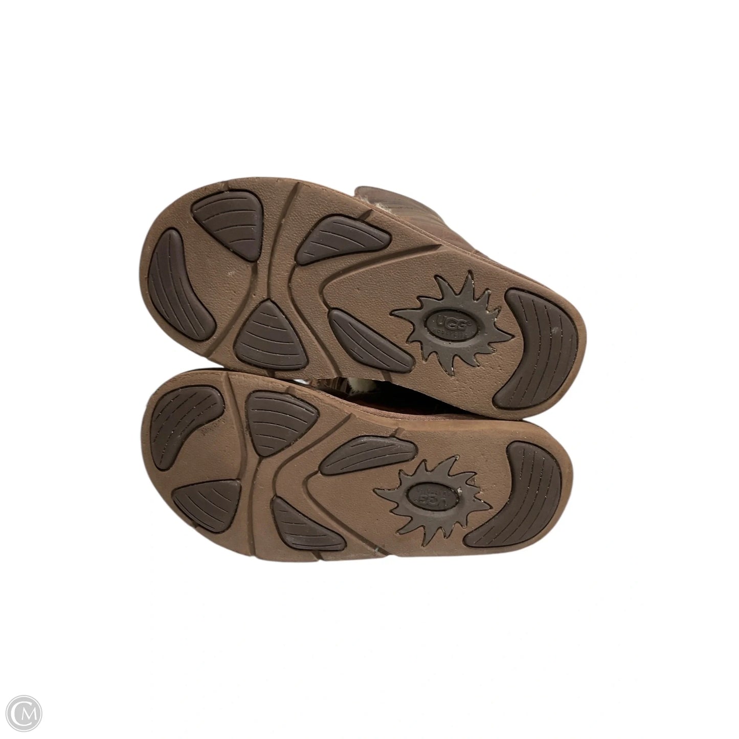 Boots Designer By Ugg In Brown, Size: 6