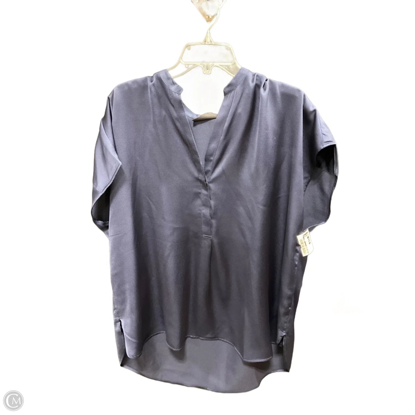 Top Short Sleeve By Lane Bryant In Blue, Size: 1x