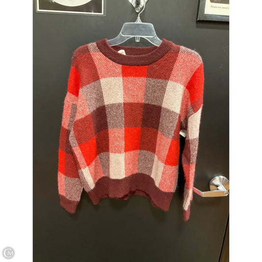 Sweater By Madewell In Purple & Red, Size: S