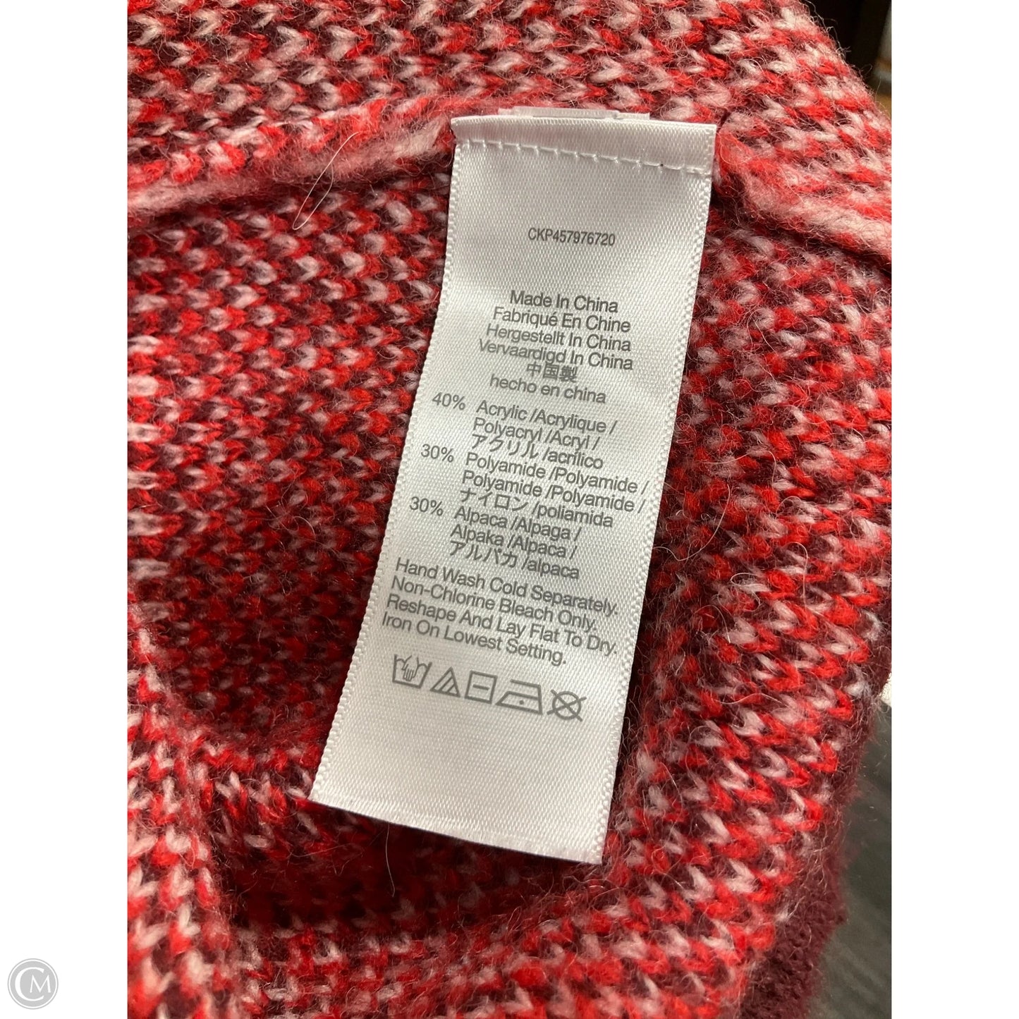 Sweater By Madewell In Purple & Red, Size: S