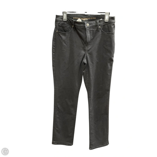 Jeans Straight By Chicos In Black, Size: 6