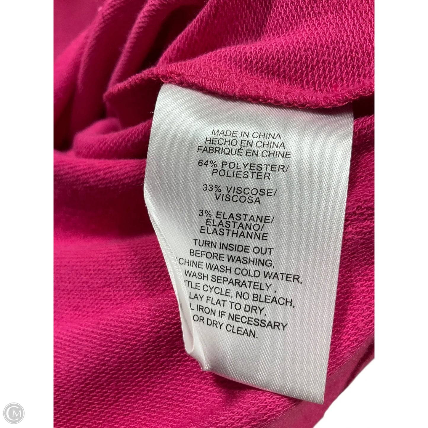 Top Long Sleeve By Jones New York In Pink, Size: S