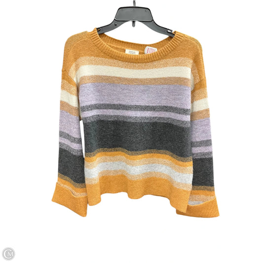 Top Long Sleeve By Ana In Purple & Tan, Size: S