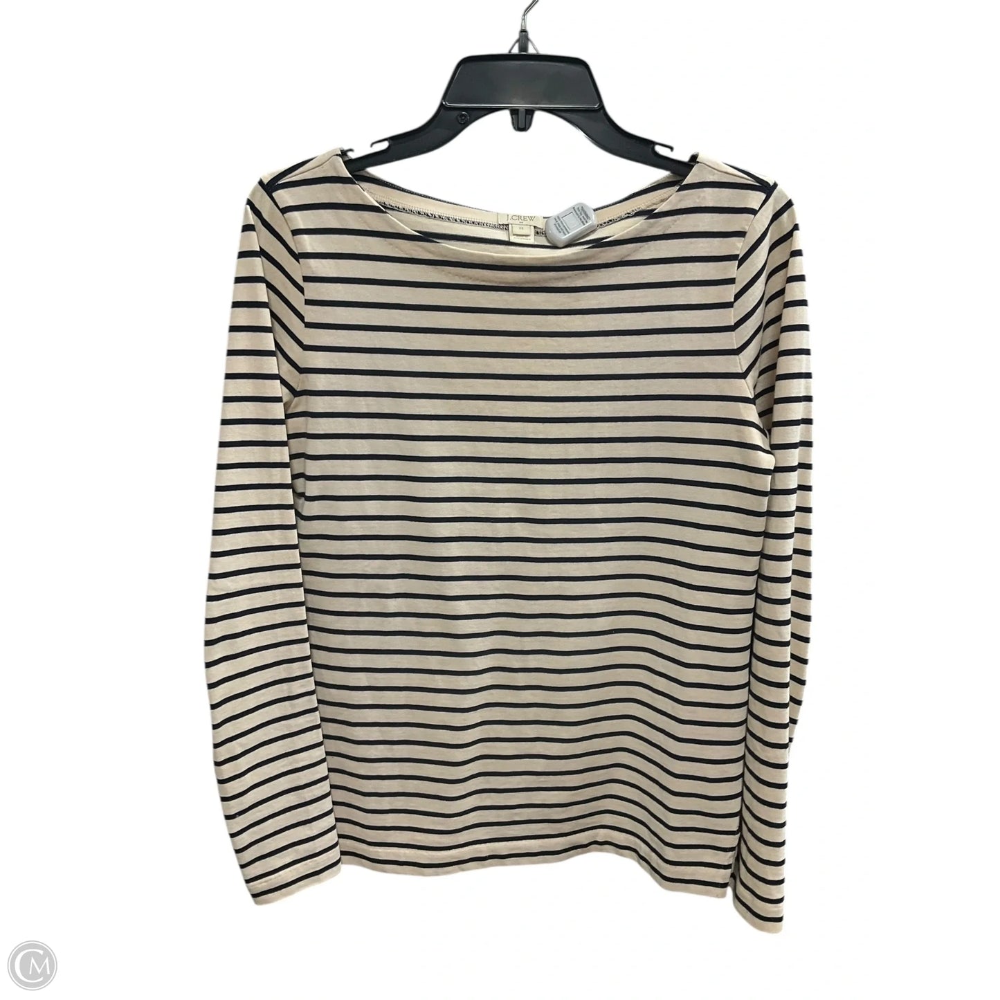 Top Long Sleeve By J. Crew In Striped Pattern, Size: Xs