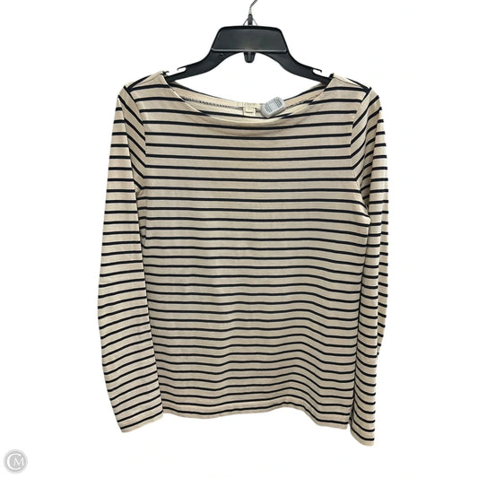 Top Long Sleeve By J. Crew In Striped Pattern, Size: Xs