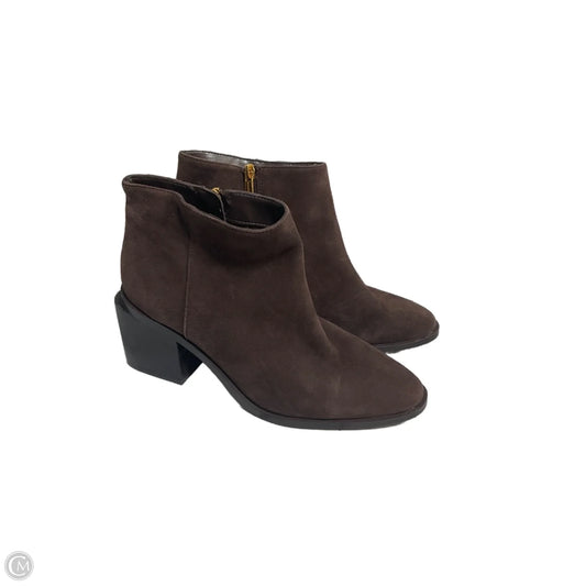 Boots Ankle Heels By Vince Camuto In Brown, Size: 8