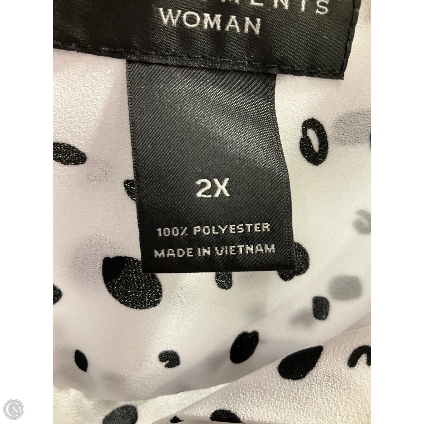 Top Long Sleeve By Maurices In Leopard Print, Size: 2x