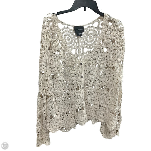 Cardigan By Cme In Beige, Size: 1x