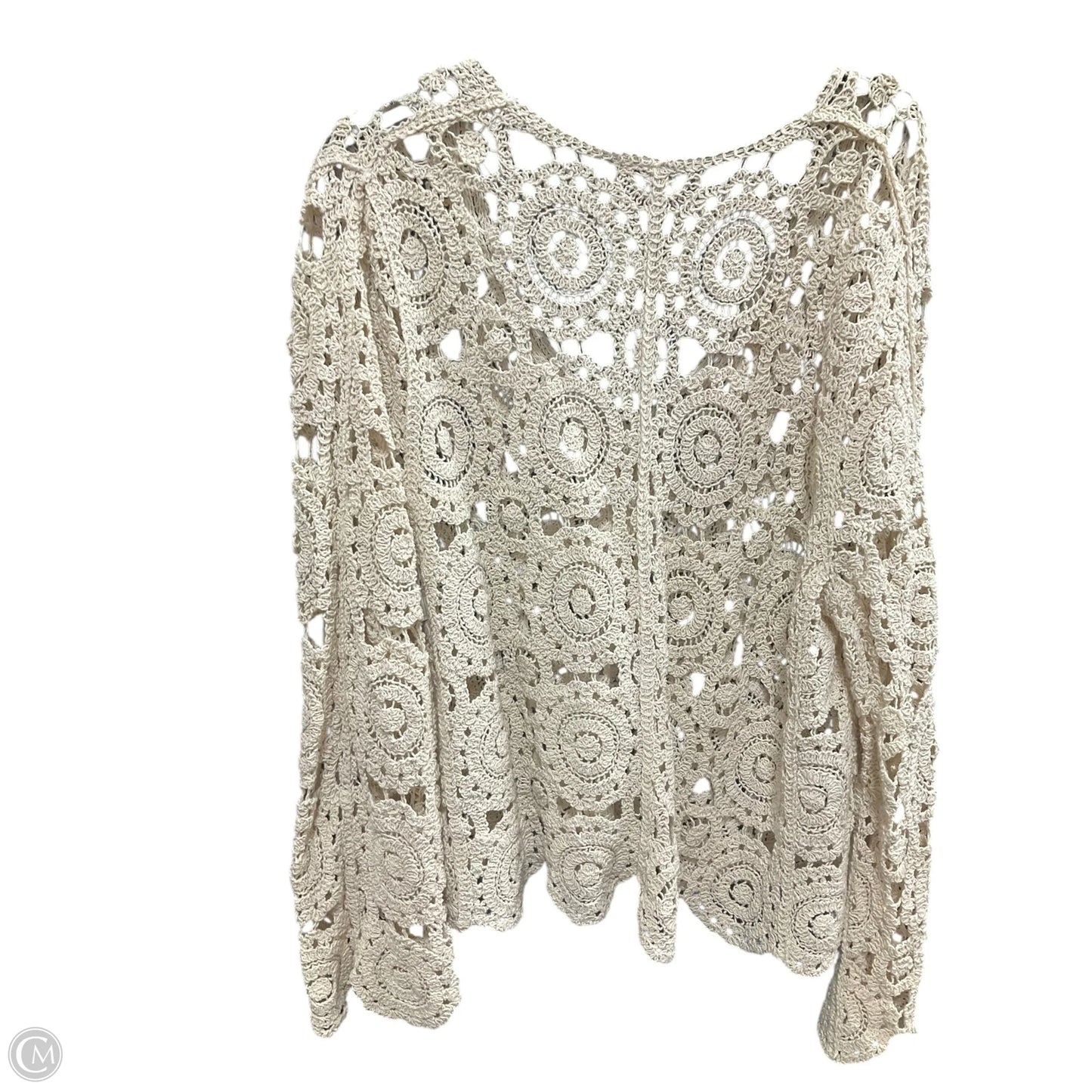 Cardigan By Cme In Beige, Size: 1x