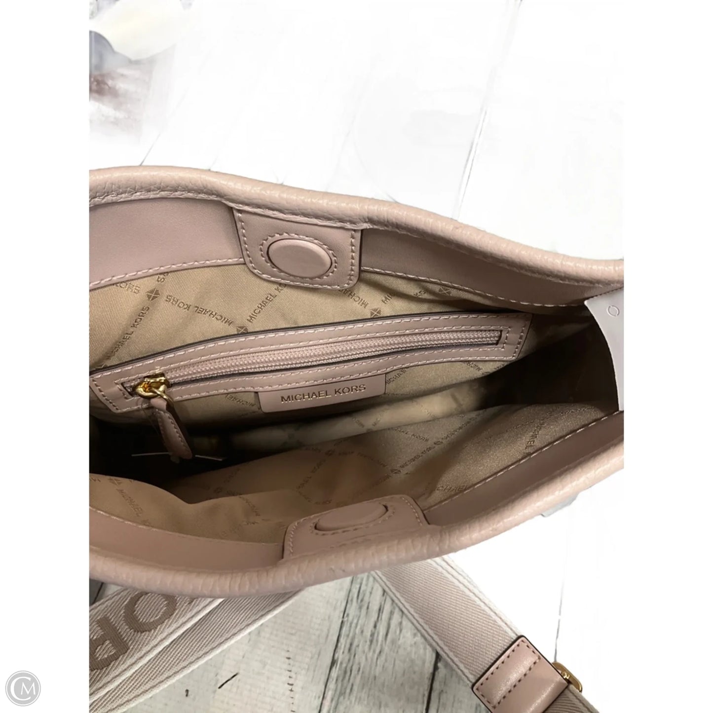 Crossbody Designer By Michael Kors, Size: Medium