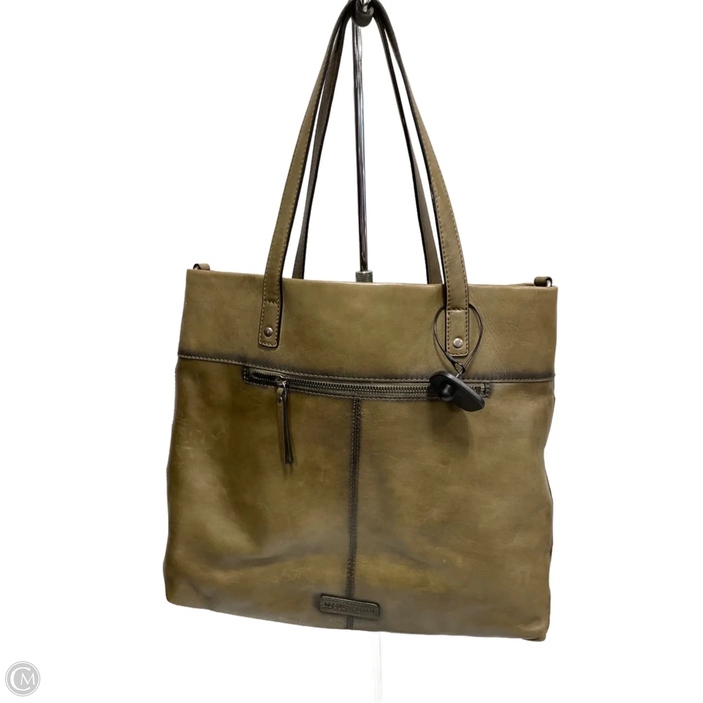 Handbag Leather By Clothes Mentor, Size: Large