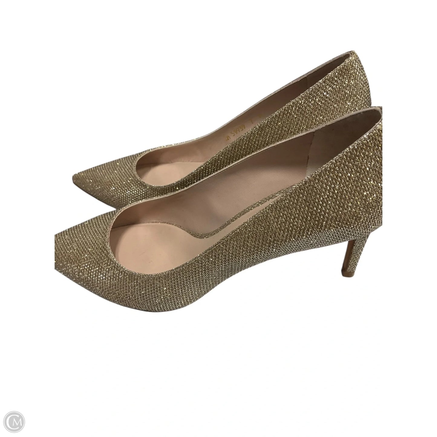 Shoes Designer By Stuart Weitzman In Gold, Size: 7