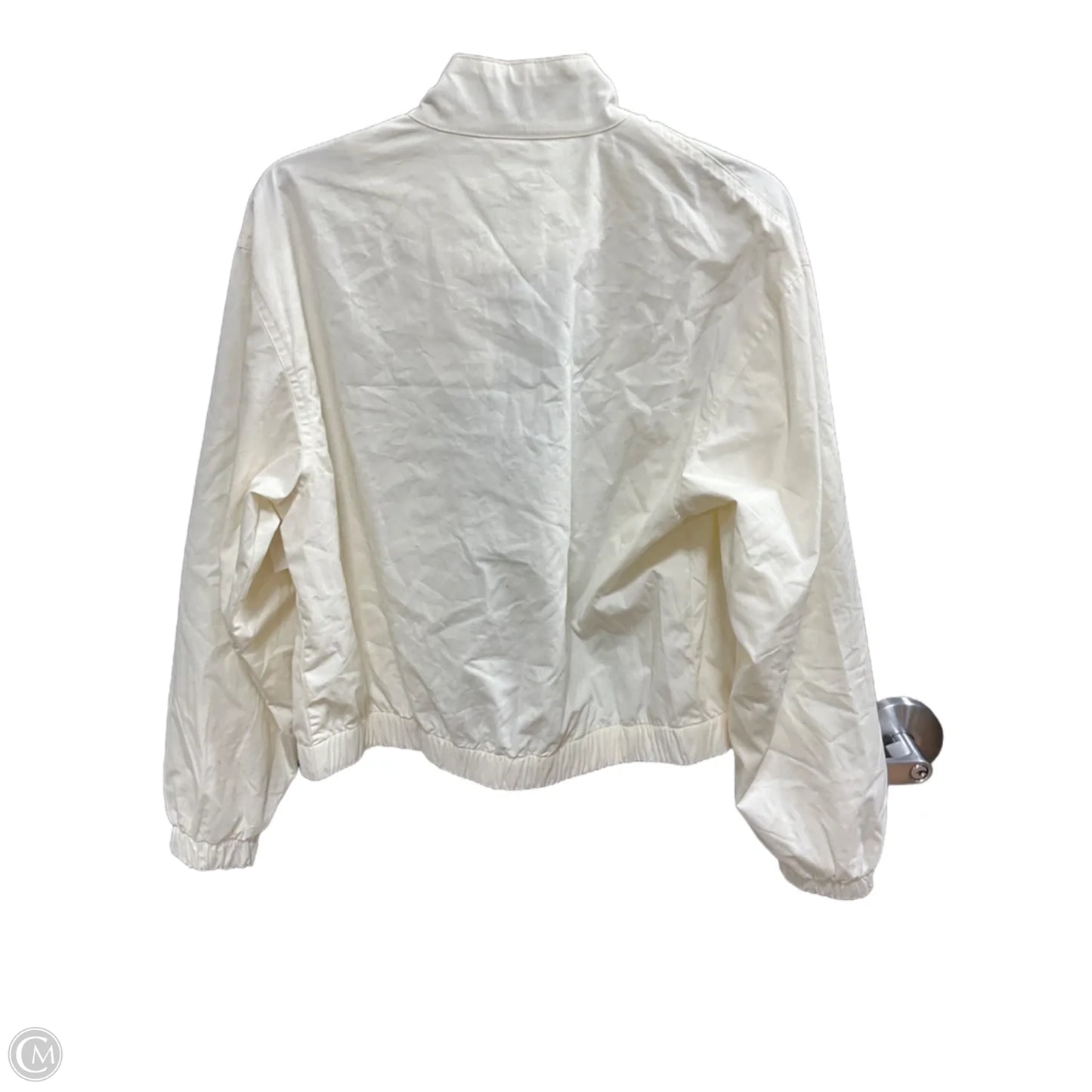 Athletic Jacket By Champion In Cream, Size: Xs