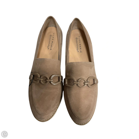 Shoes Heels Block By Alex Marie In Tan, Size: 8.5