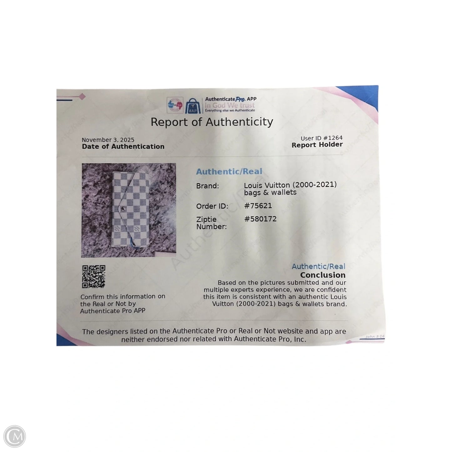 Wallet Luxury Designer By Louis Vuitton, Size: Large