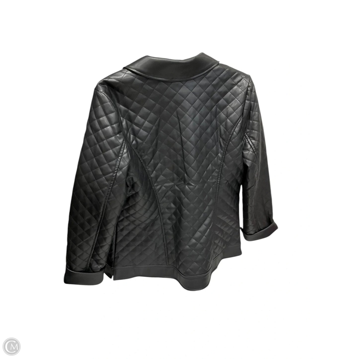 Jacket Puffer & Quilted By D&co. In Black, Size: L