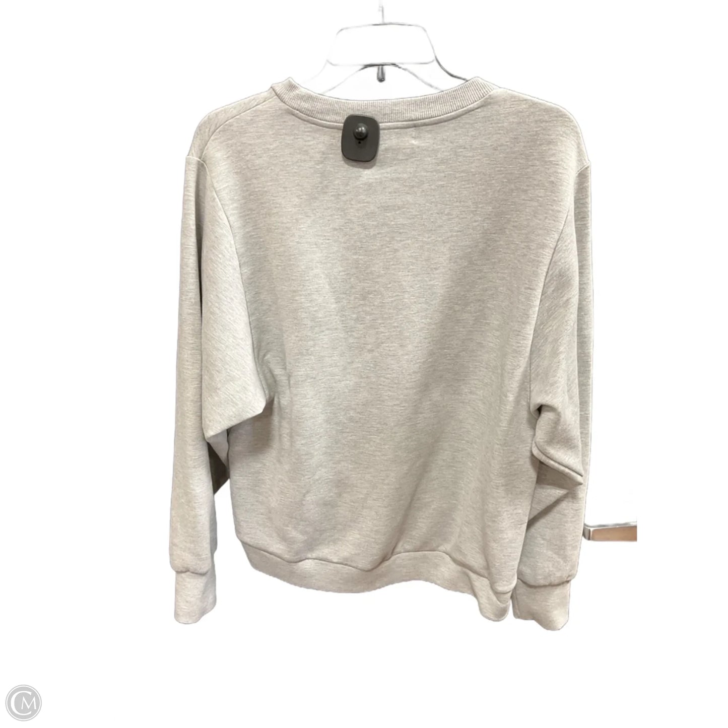 Athletic Sweatshirt Crewneck By Clothes Mentor In Grey, Size: S