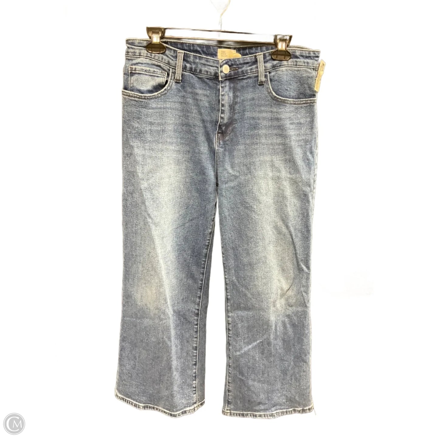 Jeans Wide Leg By Cmb In Blue, Size: 8