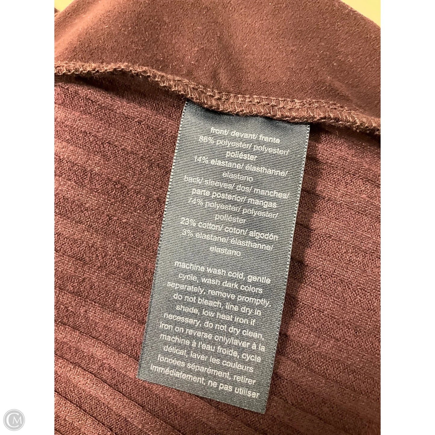 Sweater Cardigan By Tommy Hilfiger In Purple, Size: Xs