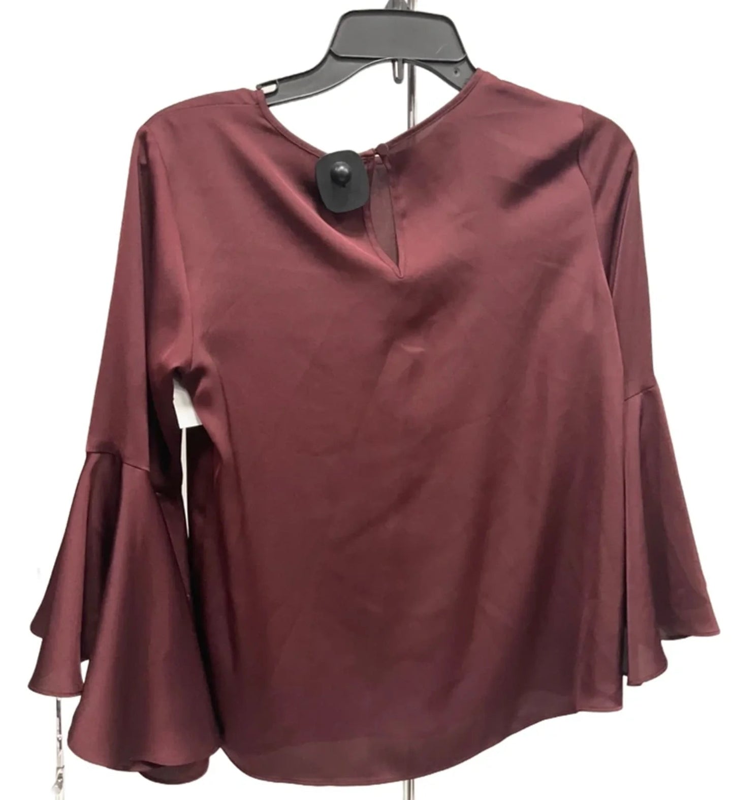 Top Long Sleeve By Ann Taylor In Red, Size: Xs