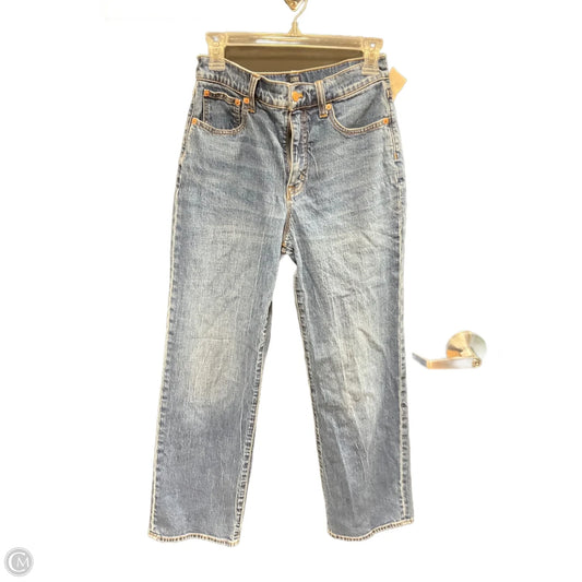 Jeans Wide Leg By J. Crew In Blue, Size: 4