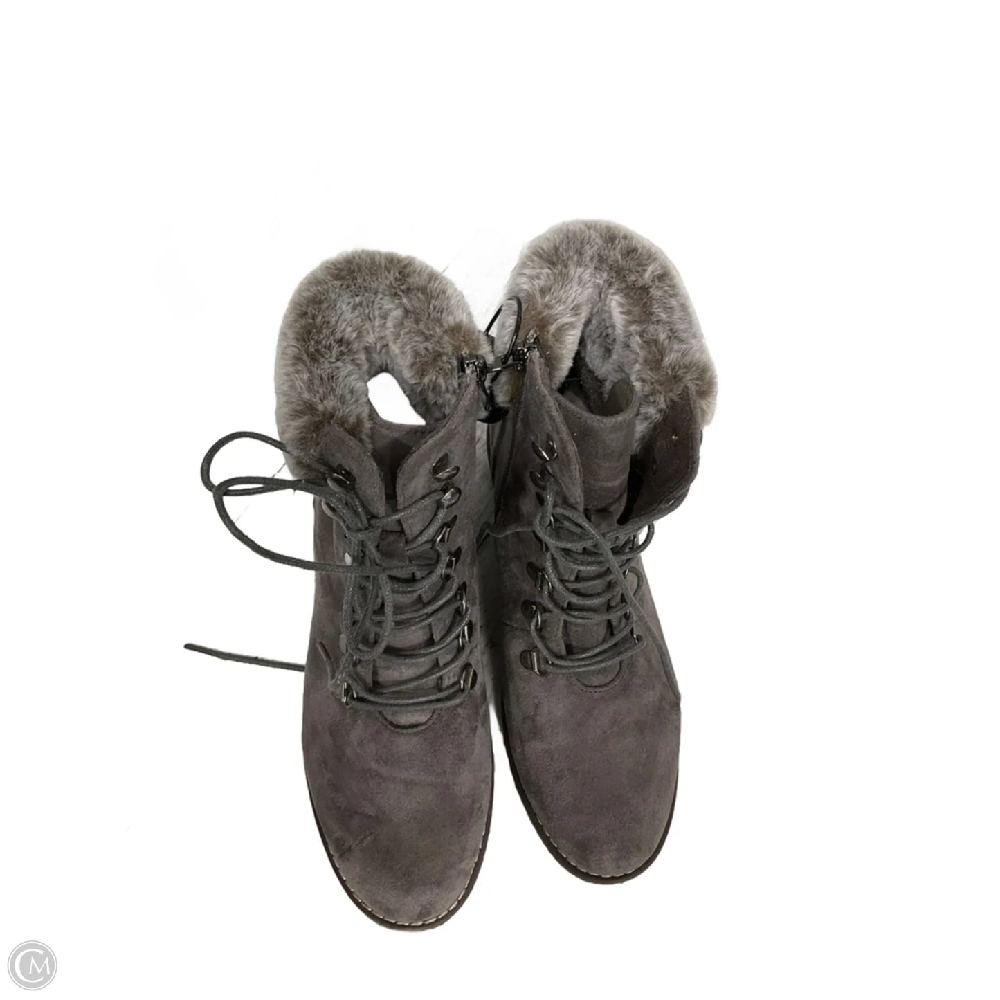 Boots Ankle Heels By Corkys In Grey, Size: 8