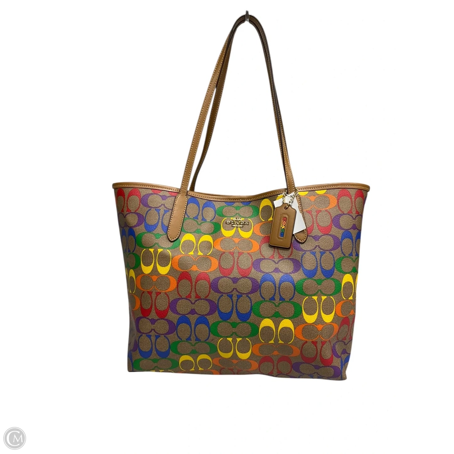 Tote Designer By Coach, Size: Large